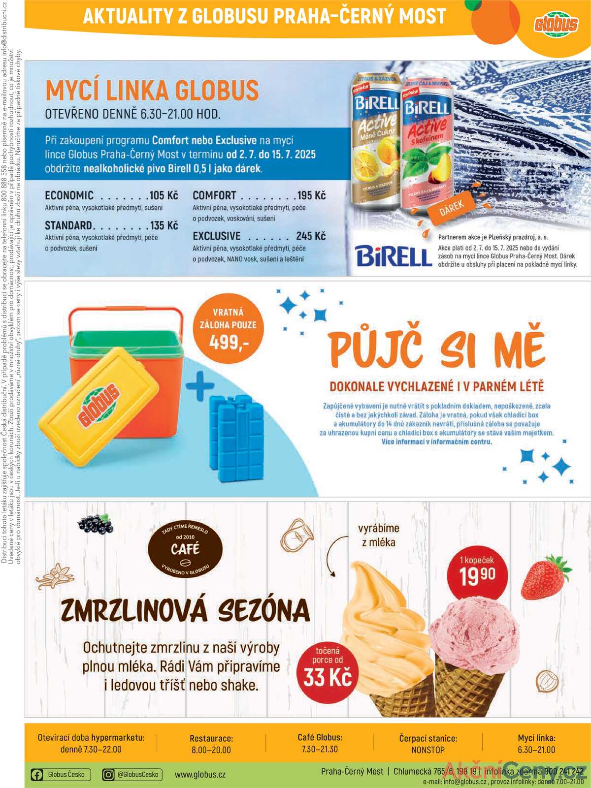 Akční leták Globus 9.7. - 15.7.2025 - Globus Praha - Centrum Černý Most strana 33