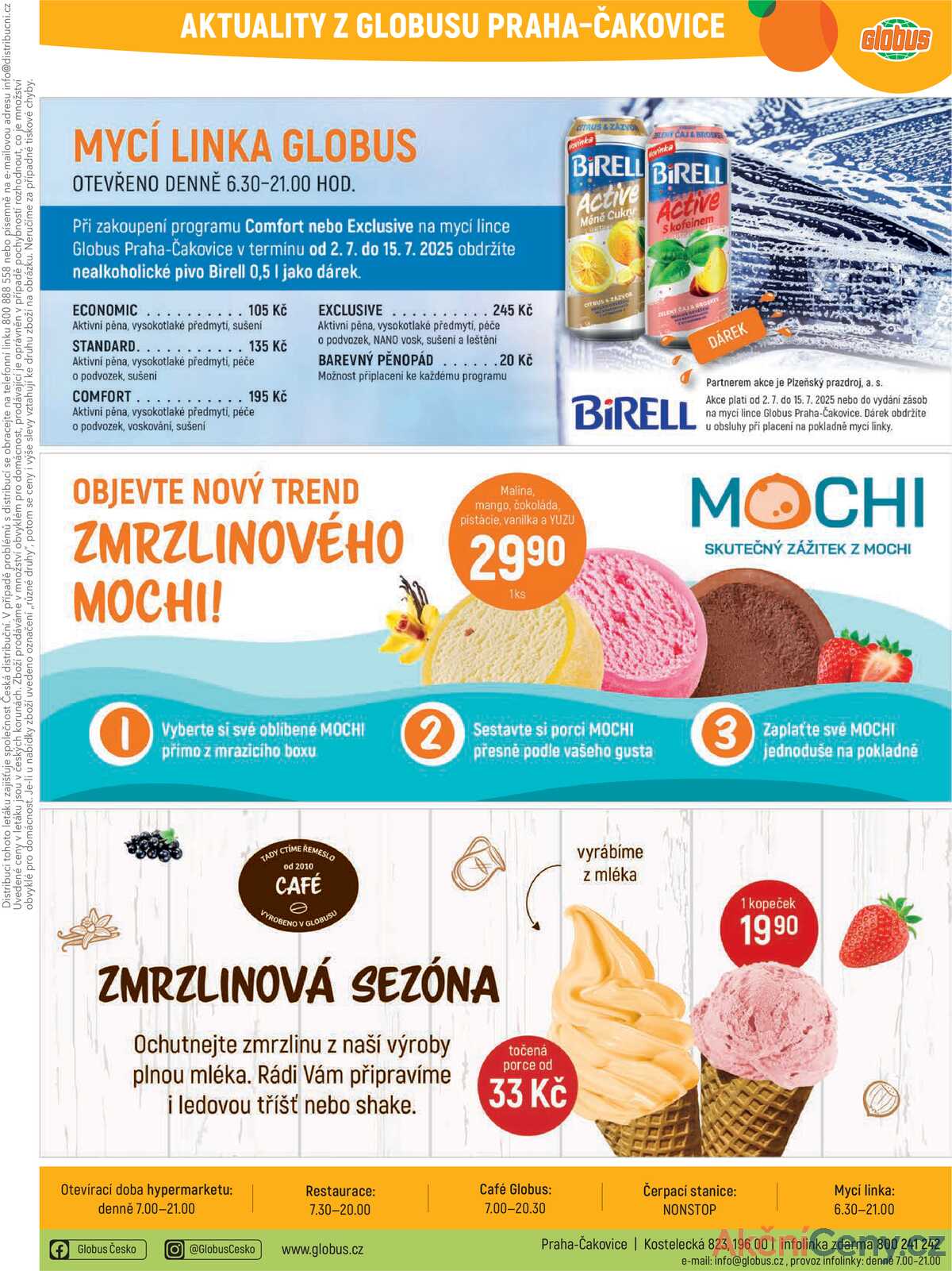 Akční leták Globus 9.7. - 15.7.2025 - Globus Praha - Čakovice strana 33