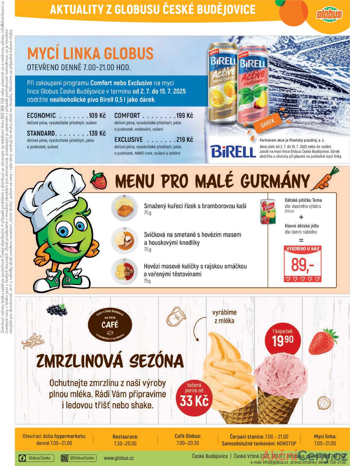 Akční leták Globus 9.7. - 15.7.2025 - Globus České Budějovice strana 33