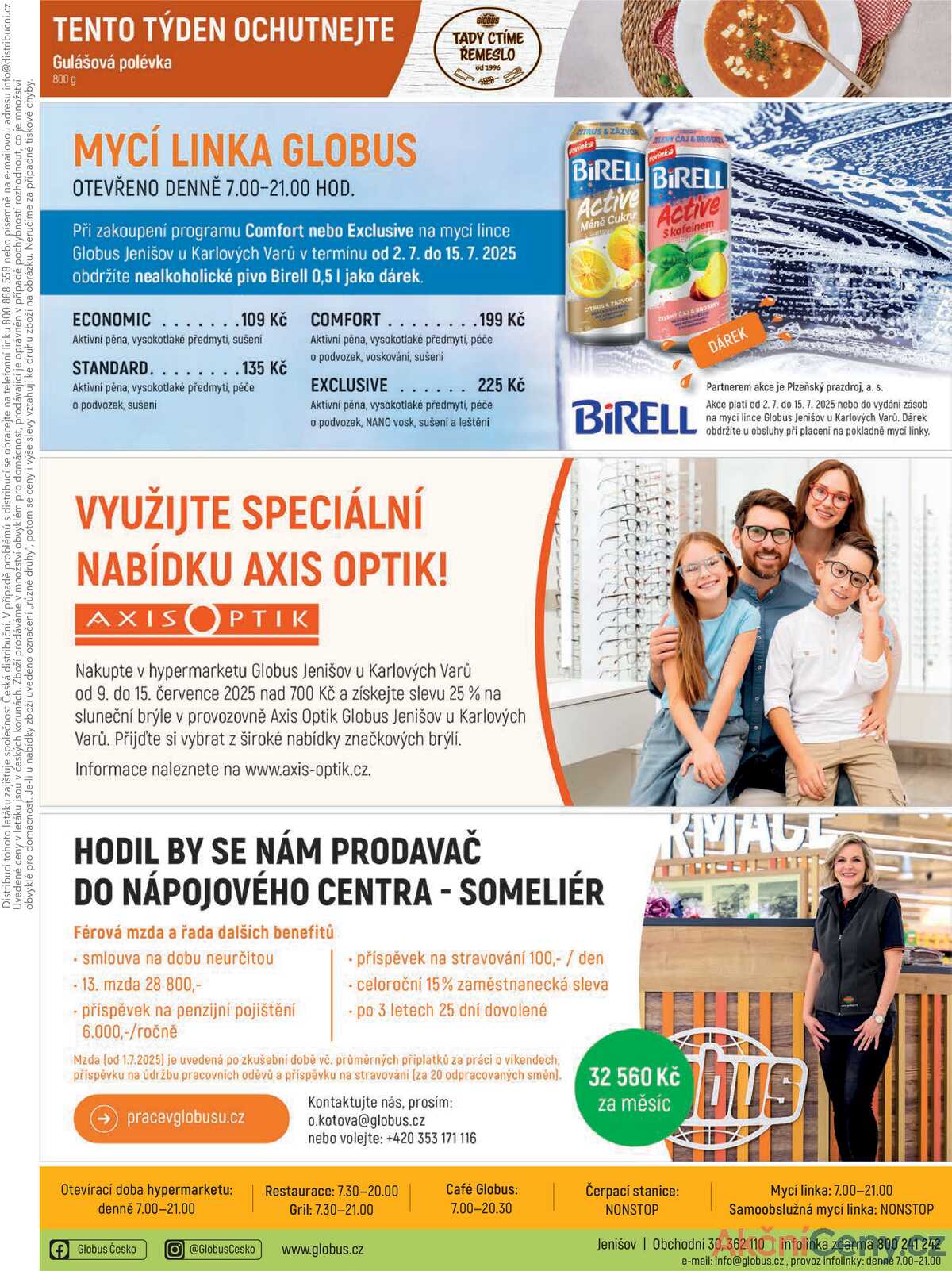 Akční leták Globus 9.7. - 15.7.2025 - Globus Jenišov u Karlových Varů strana 33