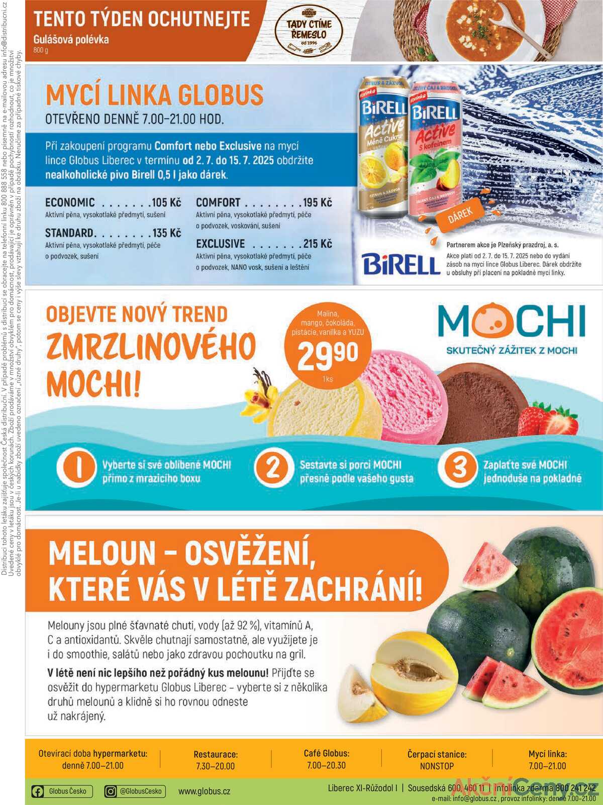 Akční leták Globus 9.7. - 15.7.2025 - Globus Liberec strana 33