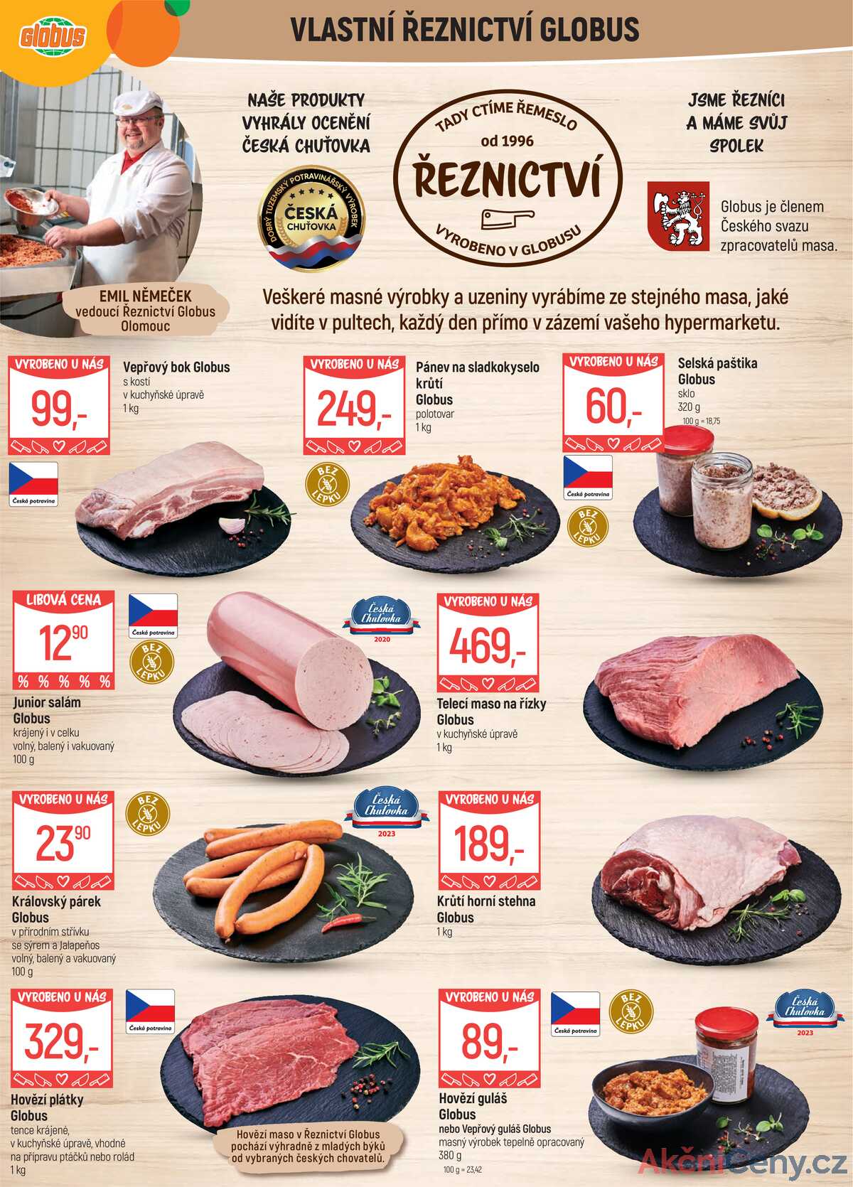 Akční leták Globus 9.7. - 15.7.2025 - Globus Olomouc strana 5