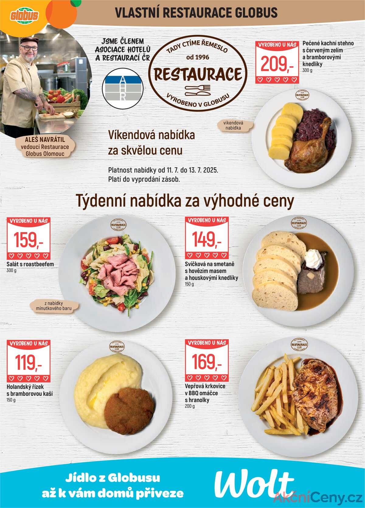 Akční leták Globus 9.7. - 15.7.2025 - Globus Olomouc strana 7