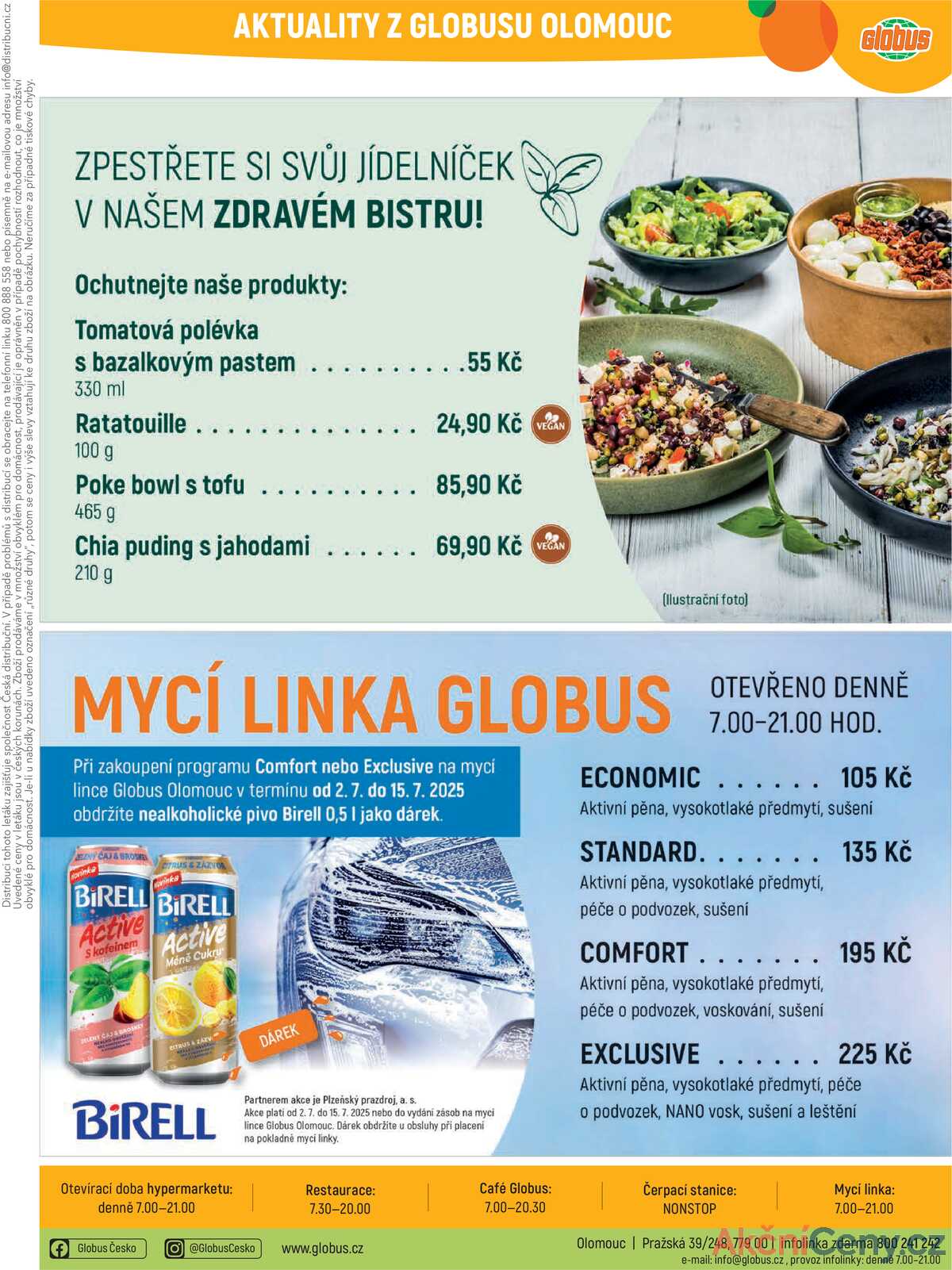 Akční leták Globus 9.7. - 15.7.2025 - Globus Olomouc strana 33