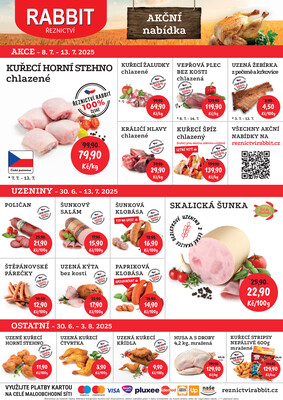 RABBIT řeznictví letáky
