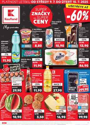 Leták Kaufland 9.7. - 15.7. - Kaufland - Třinec - Lyžbice