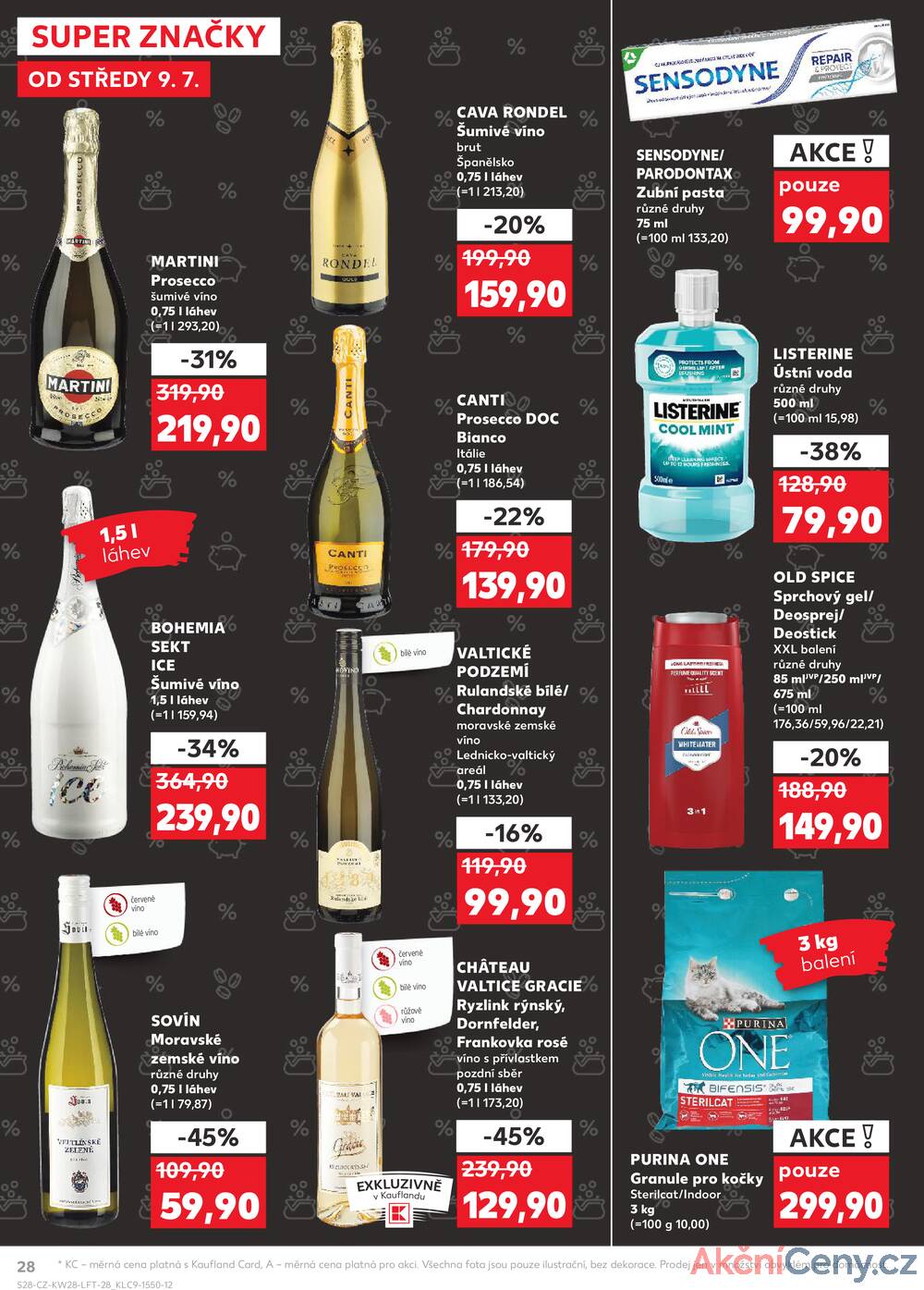 Leták Kaufland - Kaufland 9.7. - 15.7. - Kaufland - Praha - Horní Měcholupy - strana 28