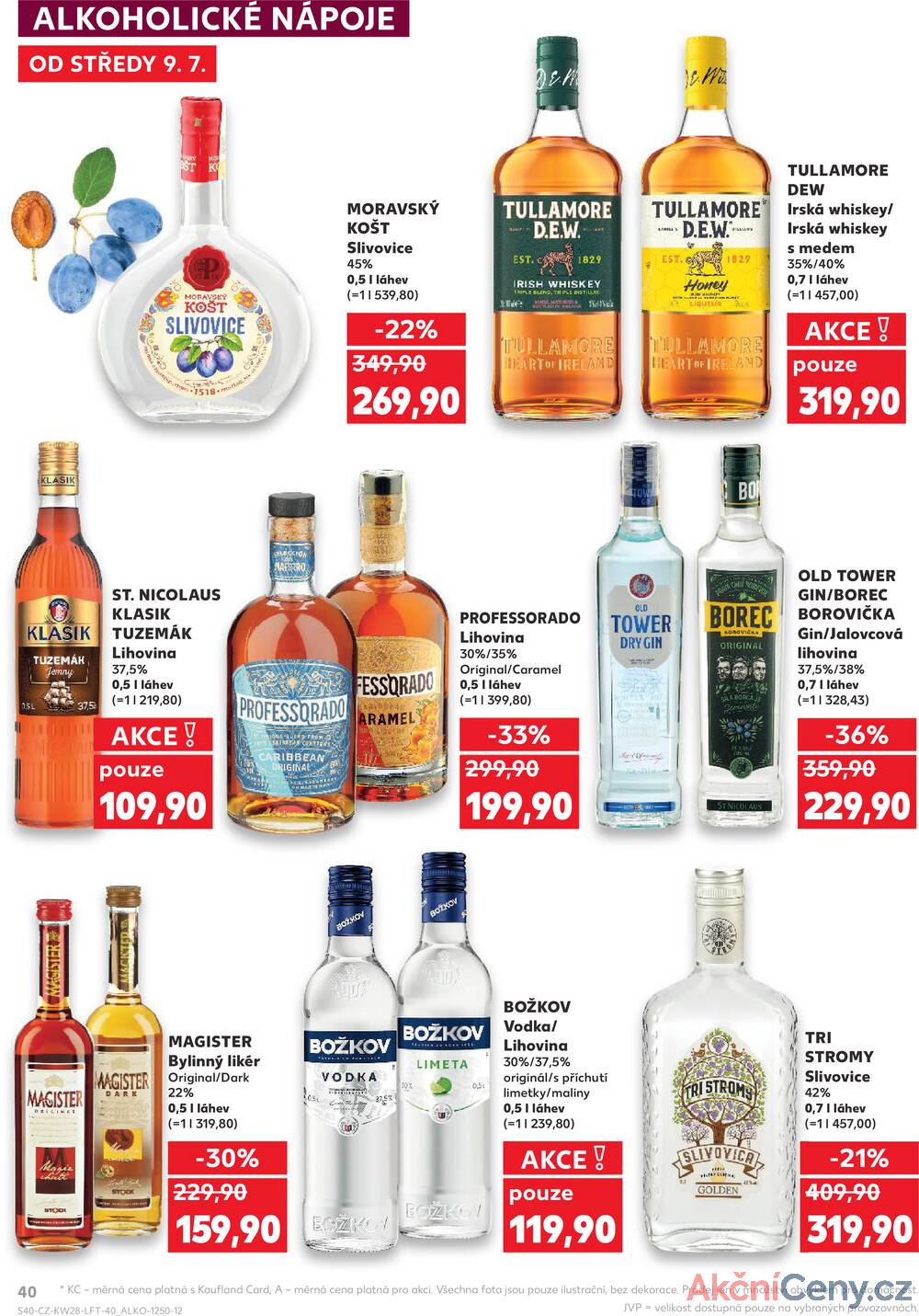 Leták Kaufland - Kaufland 9.7. - 15.7. - Kaufland - Praha - Horní Měcholupy - strana 40