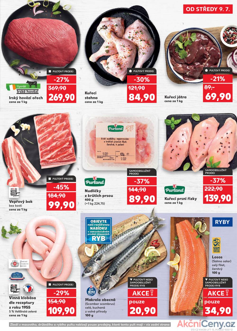 Leták Kaufland - Kaufland 9.7. - 15.7. - Kaufland - Praha 12 (Modřany) - strana 13