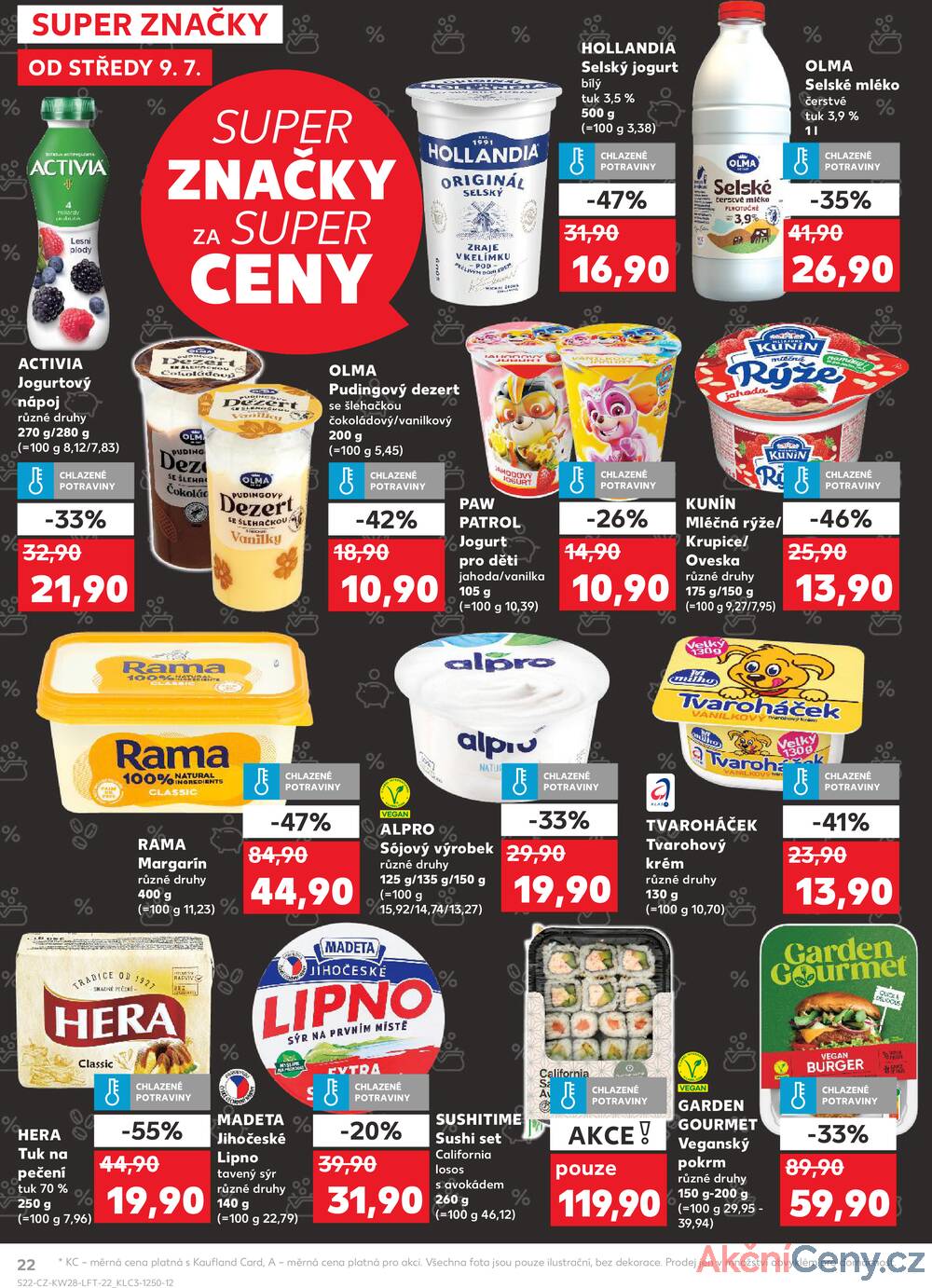 Leták Kaufland - Kaufland 9.7. - 15.7. - Kaufland - Cheb - strana 22