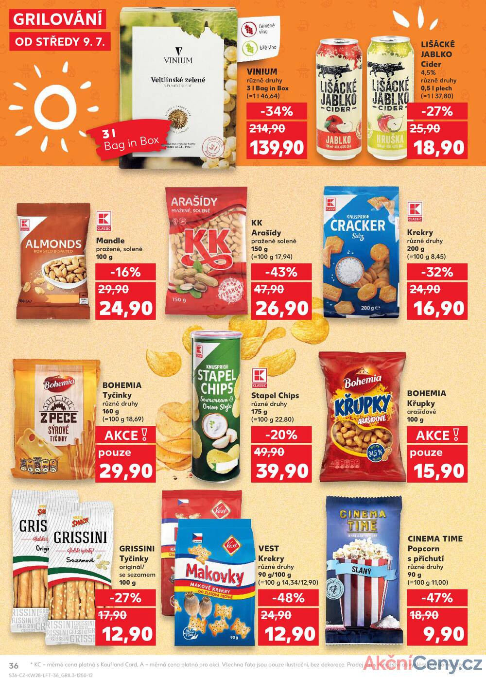 Leták Kaufland - Kaufland 9.7. - 15.7. - Kaufland - Plzeň (Sukova) - strana 36