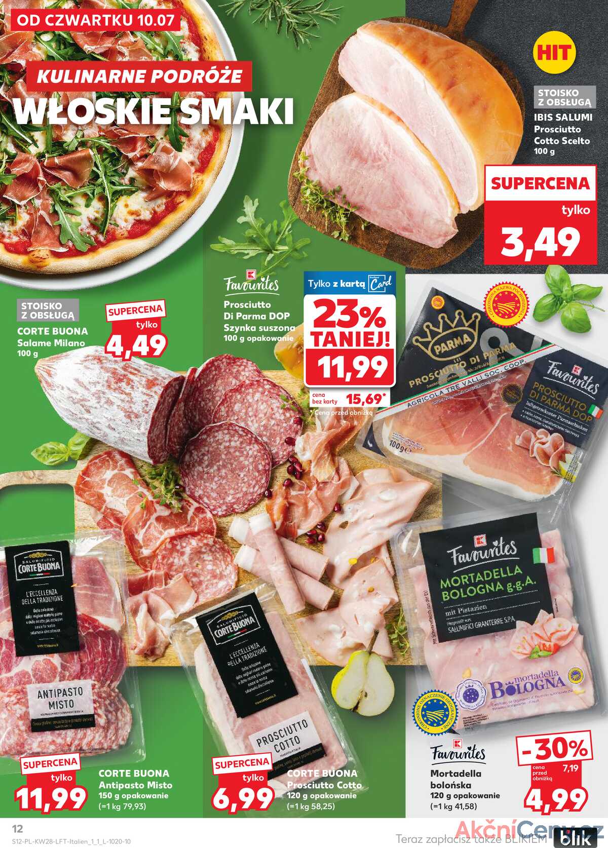 Leták Kaufland Polsko 10.7.-16.7.2025 - Noviny týdne strana 12