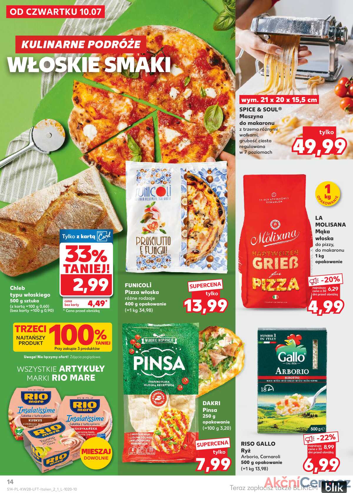 Leták Kaufland Polsko 10.7.-16.7.2025 - Noviny týdne strana 14