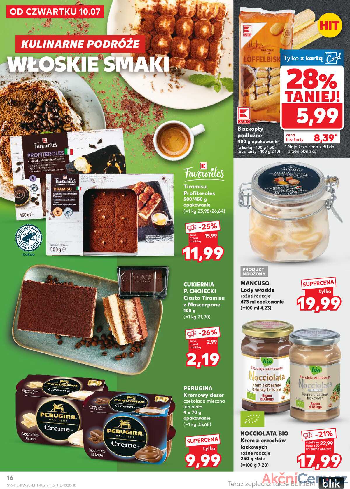 Leták Kaufland Polsko 10.7.-16.7.2025 - Noviny týdne strana 16