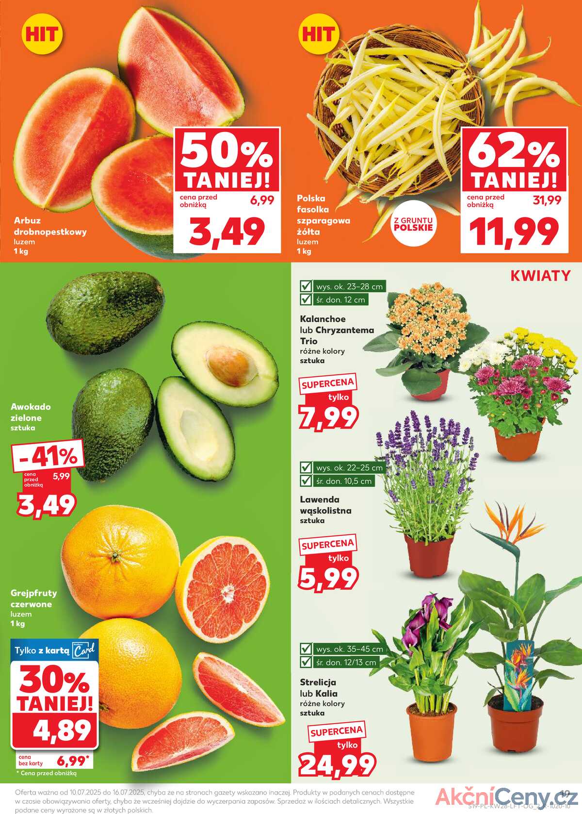 Leták Kaufland Polsko 10.7.-16.7.2025 - Noviny týdne strana 19