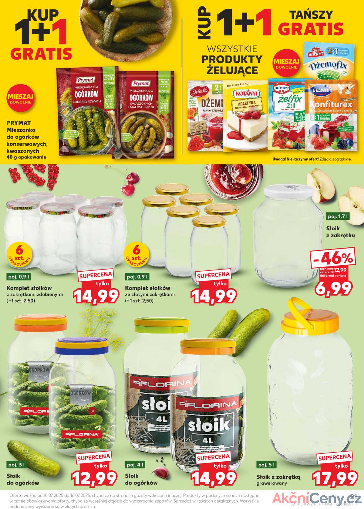 Leták Kaufland Polsko 10.7.-16.7.2025 - Noviny týdne strana 21