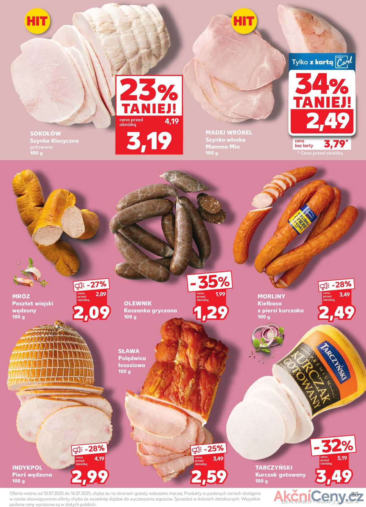 Leták Kaufland Polsko 10.7.-16.7.2025 - Noviny týdne strana 25