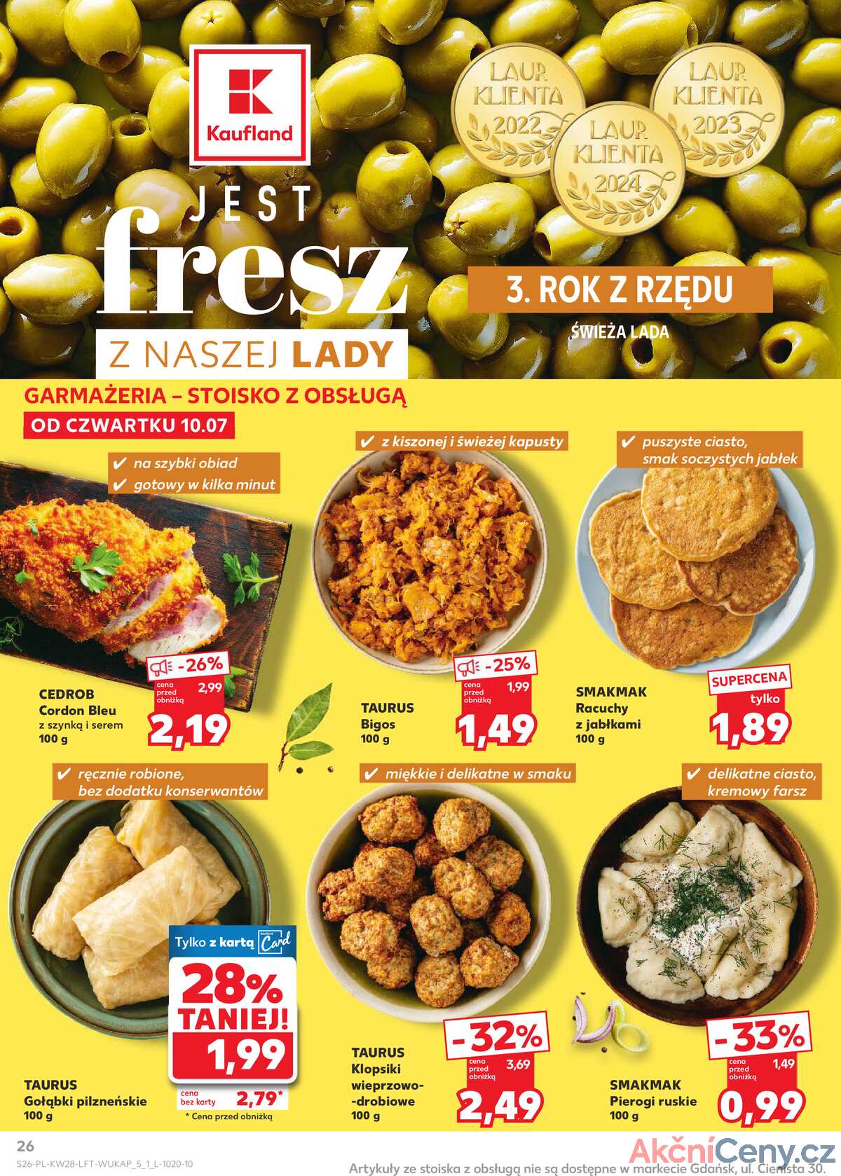 Leták Kaufland Polsko 10.7.-16.7.2025 - Noviny týdne strana 26
