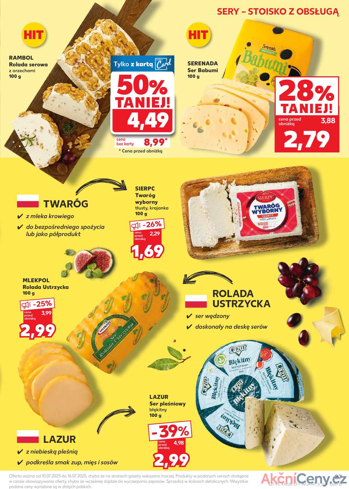 Leták Kaufland Polsko 10.7.-16.7.2025 - Noviny týdne strana 27