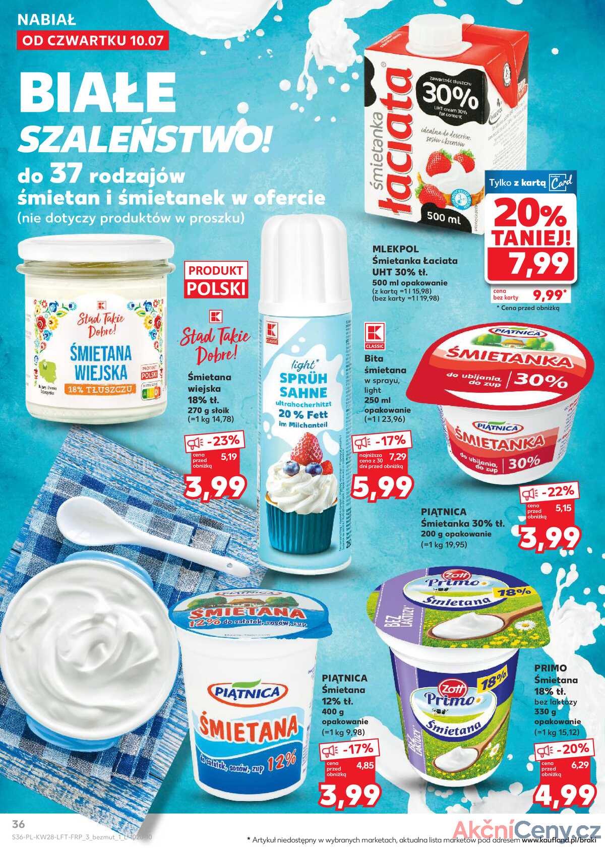 Leták Kaufland Polsko 10.7.-16.7.2025 - Noviny týdne strana 36