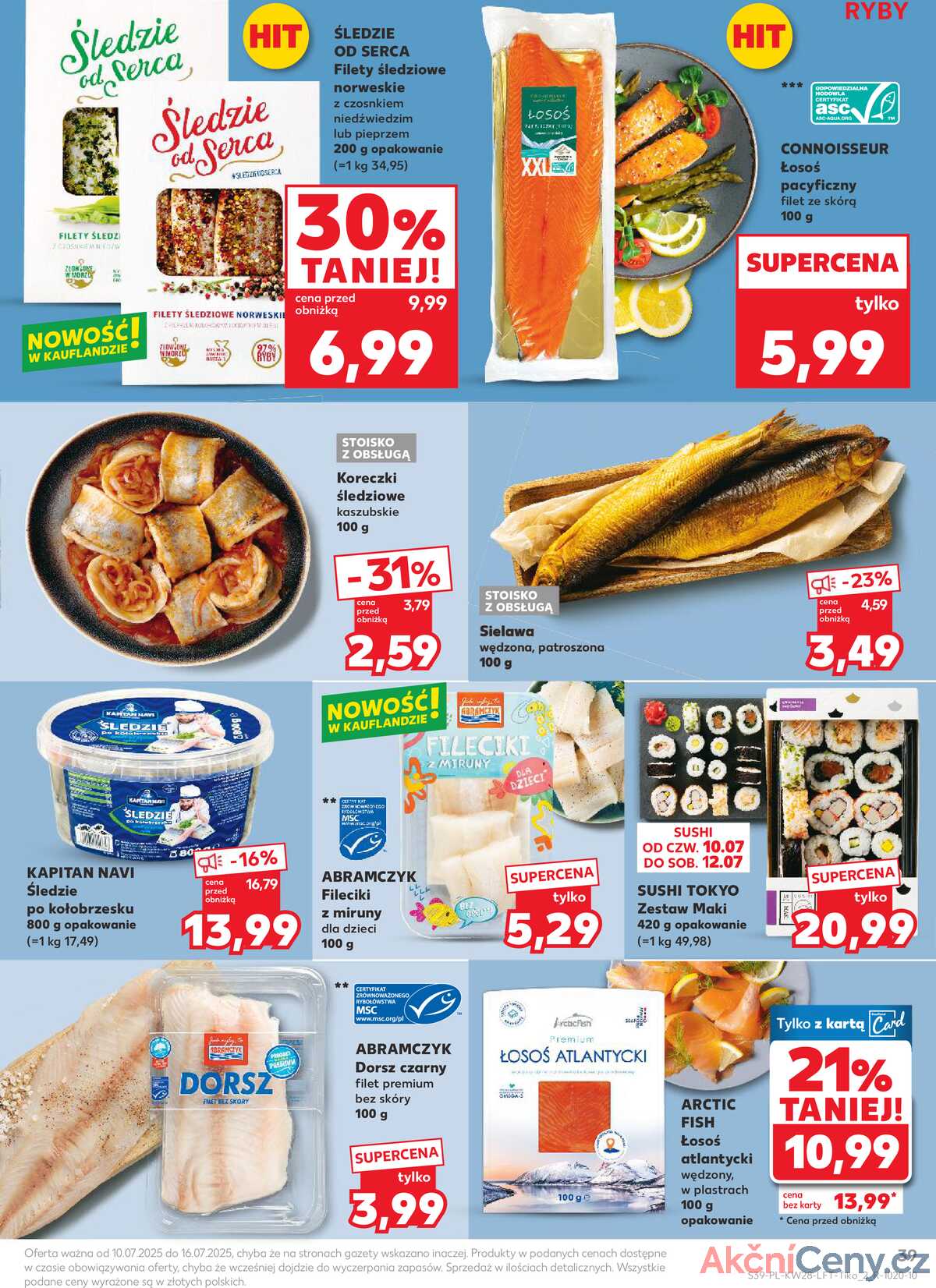 Leták Kaufland Polsko 10.7.-16.7.2025 - Noviny týdne strana 39