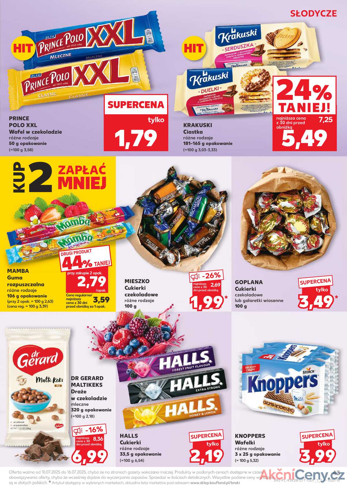 Leták Kaufland Polsko 10.7.-16.7.2025 - Noviny týdne strana 43