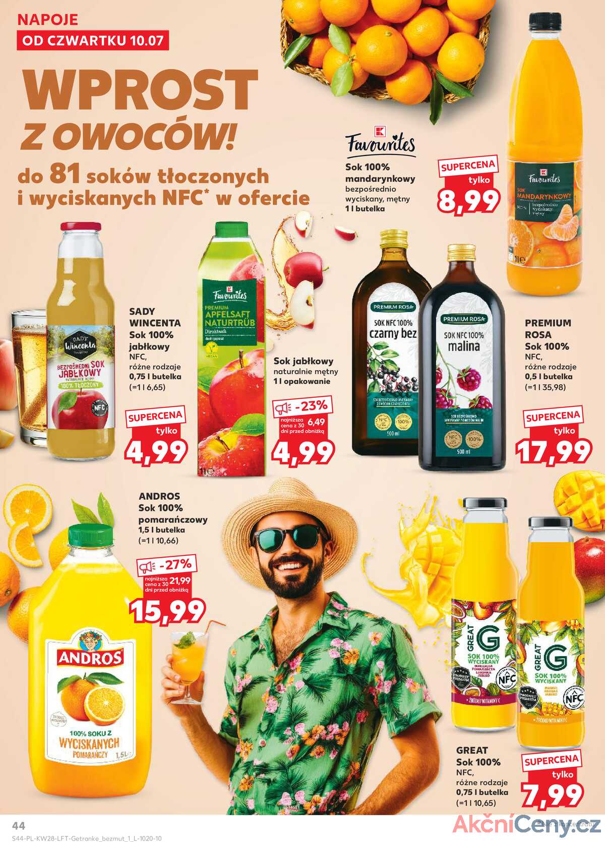 Leták Kaufland Polsko 10.7.-16.7.2025 - Noviny týdne strana 44