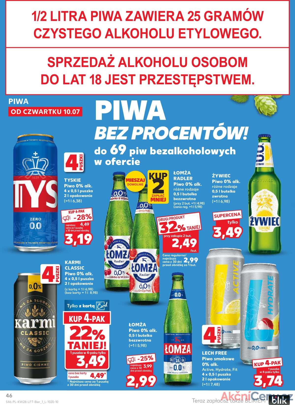 Leták Kaufland Polsko 10.7.-16.7.2025 - Noviny týdne strana 46