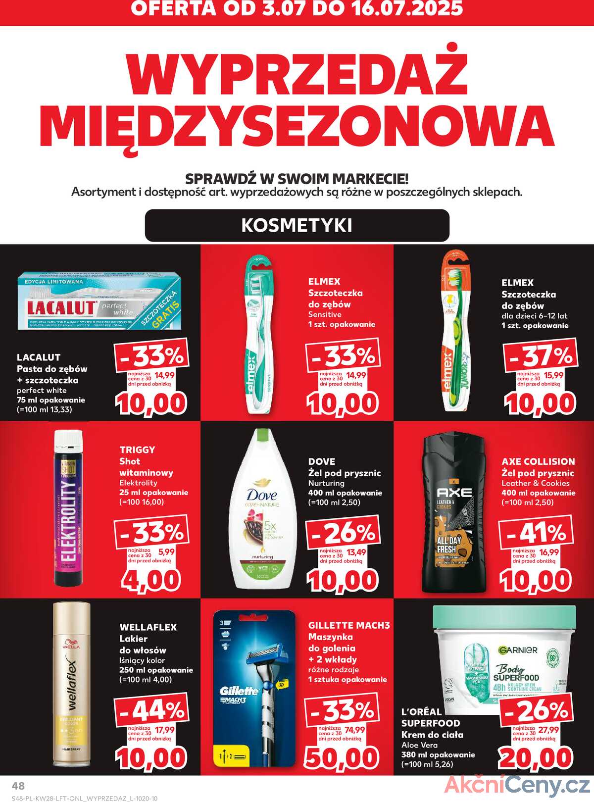 Leták Kaufland Polsko 10.7.-16.7.2025 - Noviny týdne strana 48