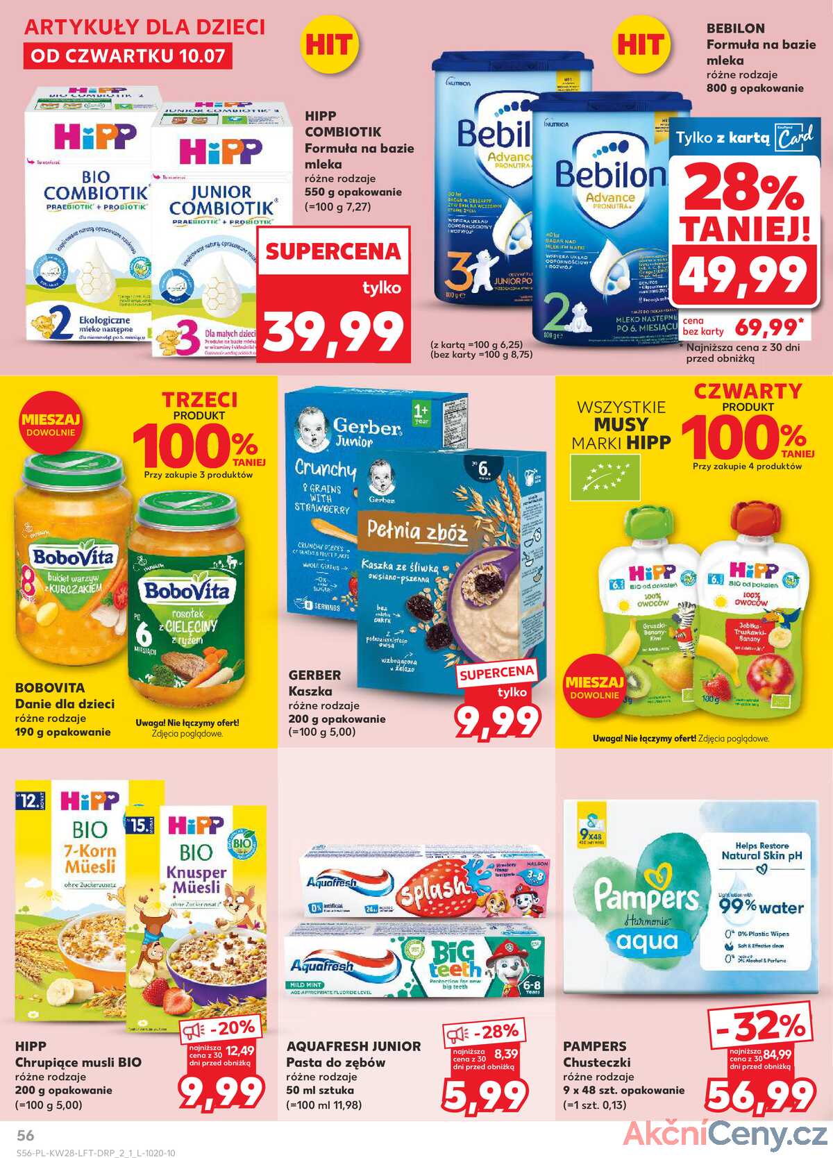 Leták Kaufland Polsko 10.7.-16.7.2025 - Noviny týdne strana 56