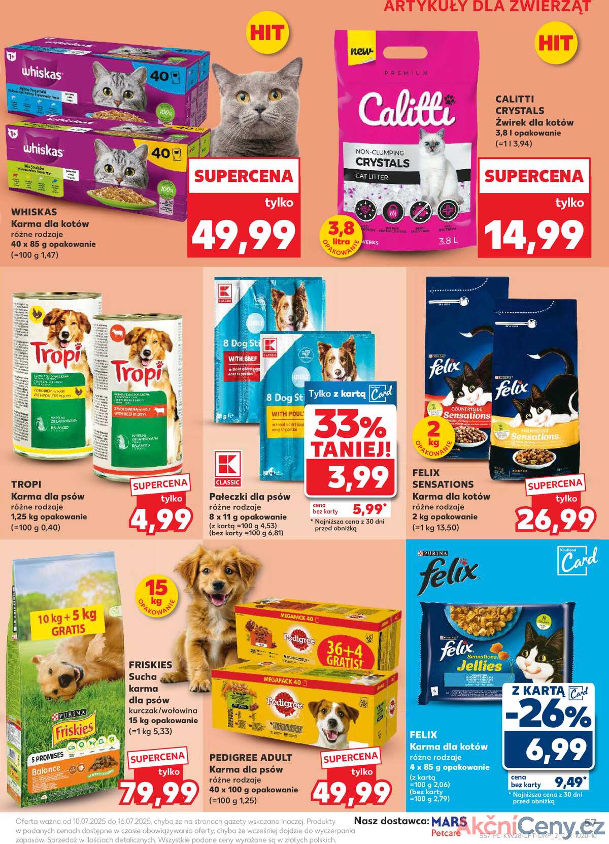 Leták Kaufland Polsko 10.7.-16.7.2025 - Noviny týdne strana 57