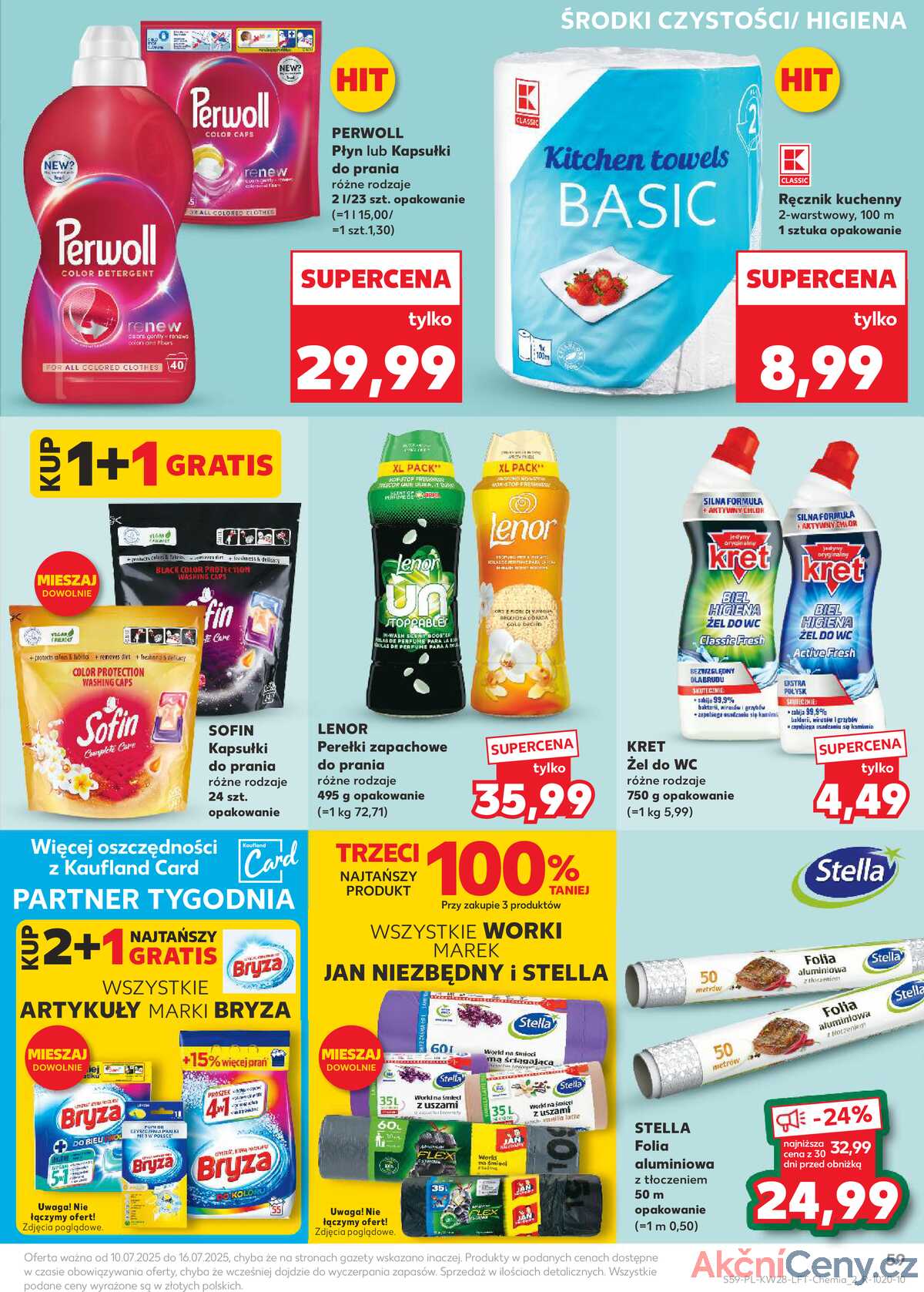 Leták Kaufland Polsko 10.7.-16.7.2025 - Noviny týdne strana 59