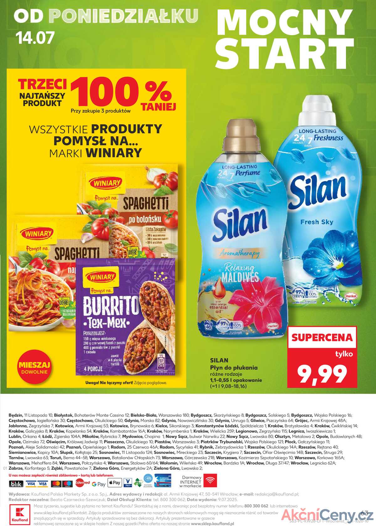 Leták Kaufland Polsko 10.7.-16.7.2025 - Noviny týdne strana 63
