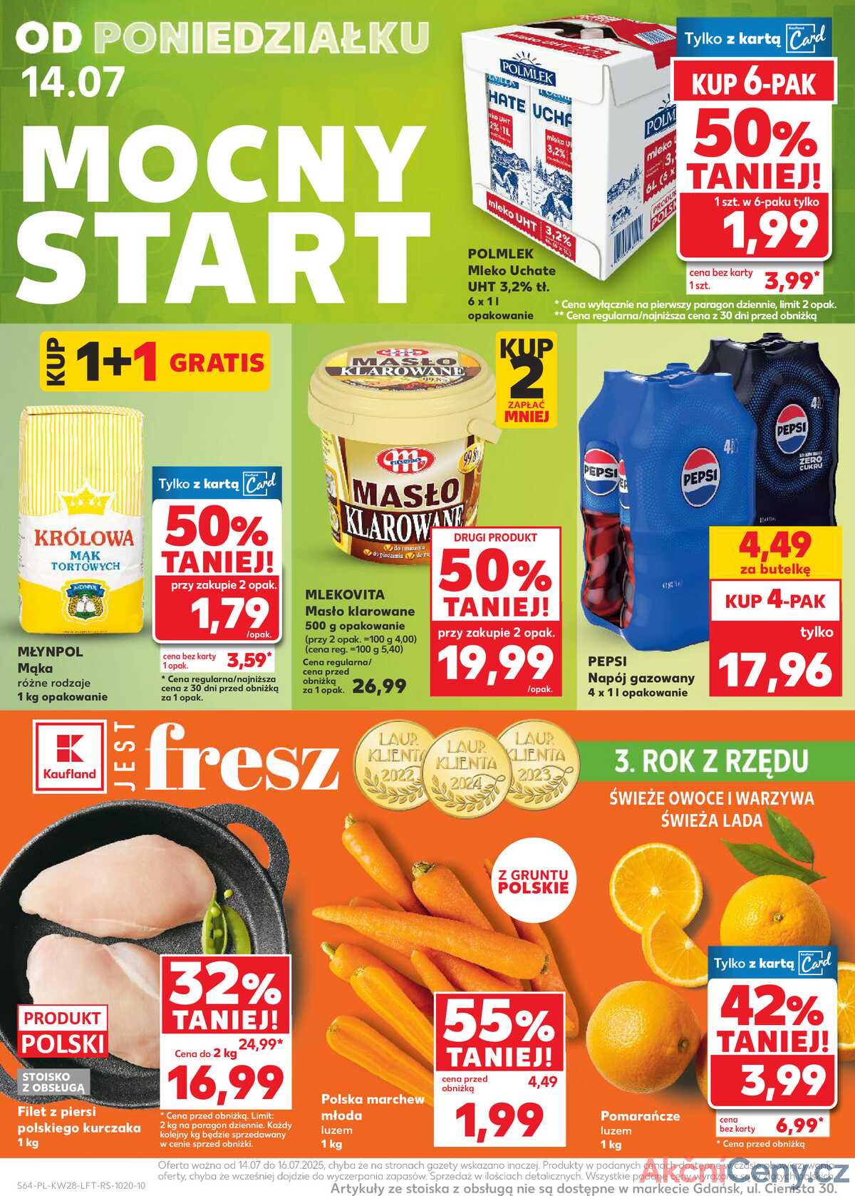 Leták Kaufland Polsko 10.7.-16.7.2025 - Noviny týdne strana 64