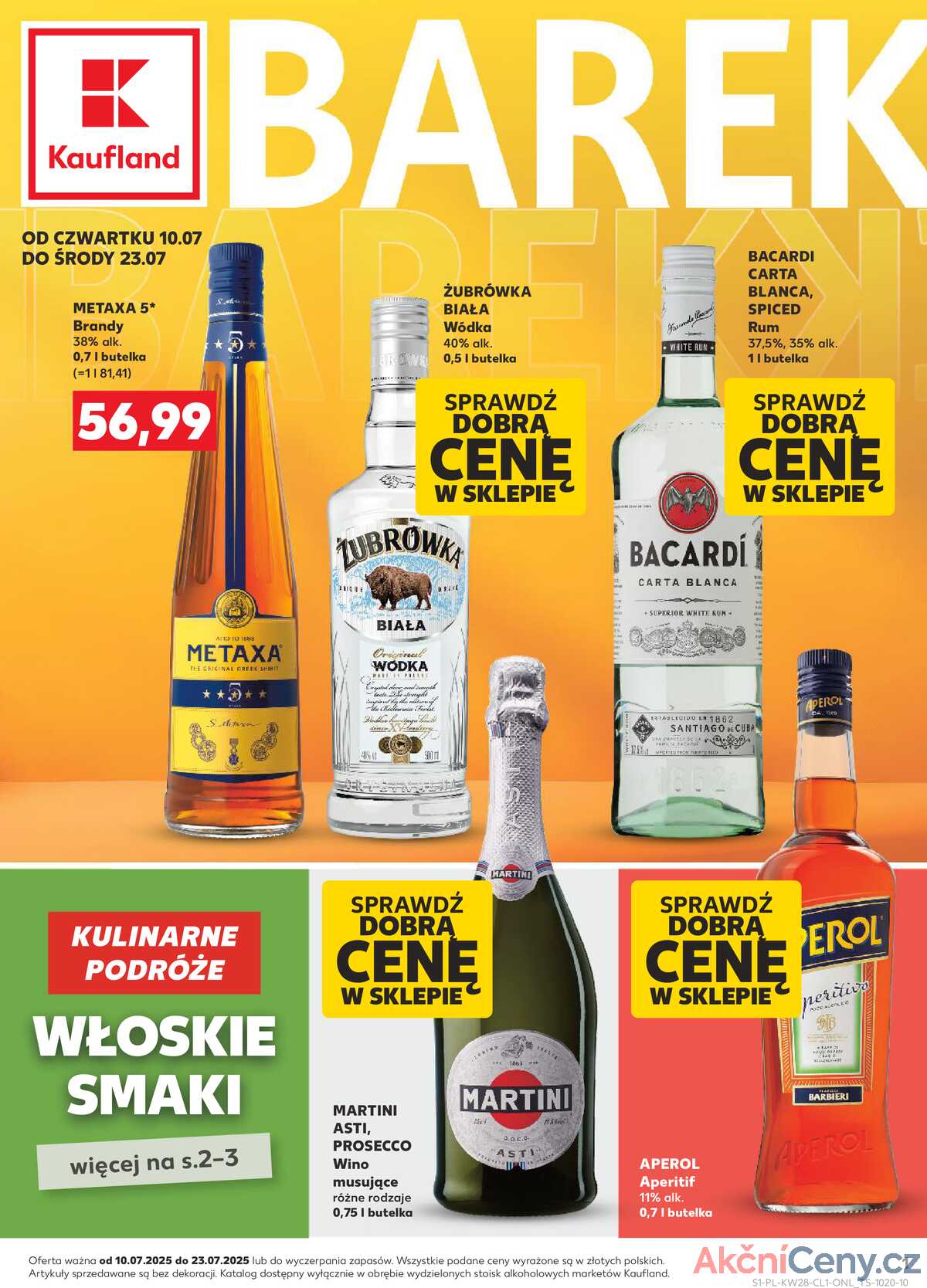 Leták Kaufland Polsko 10.7.-23.7.2025 - Bar Kaufland strana 1
