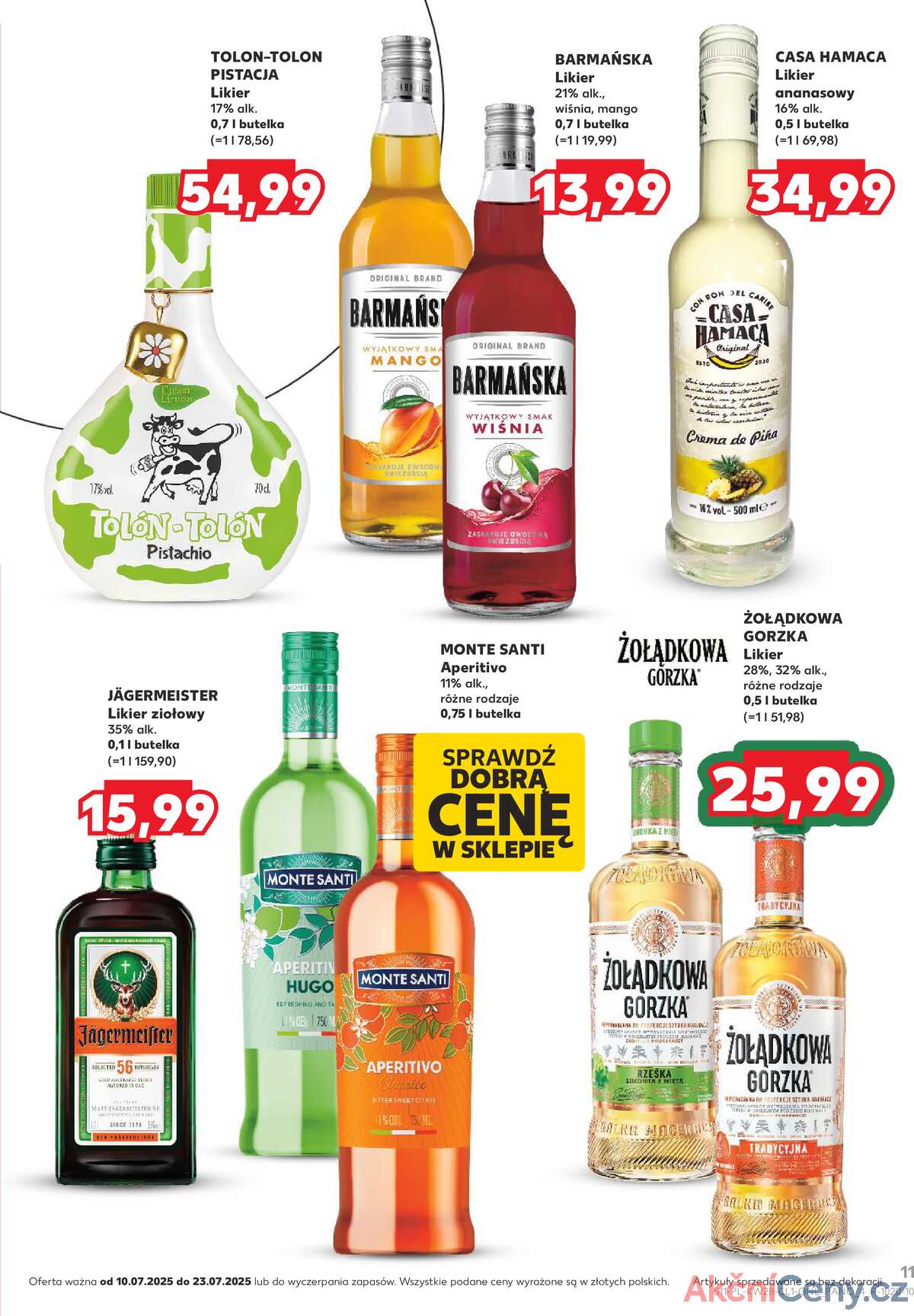 Leták Kaufland Polsko 10.7.-23.7.2025 - Bar Kaufland strana 11