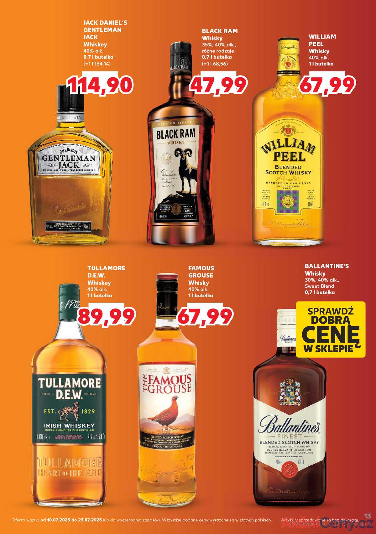 Leták Kaufland Polsko 10.7.-23.7.2025 - Bar Kaufland strana 13