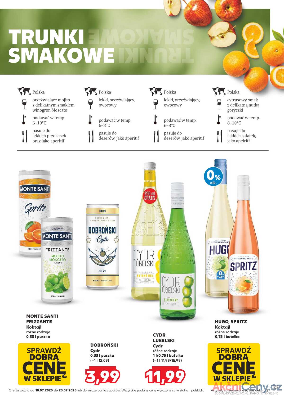Leták Kaufland Polsko 10.7.-23.7.2025 - Bar Kaufland strana 33