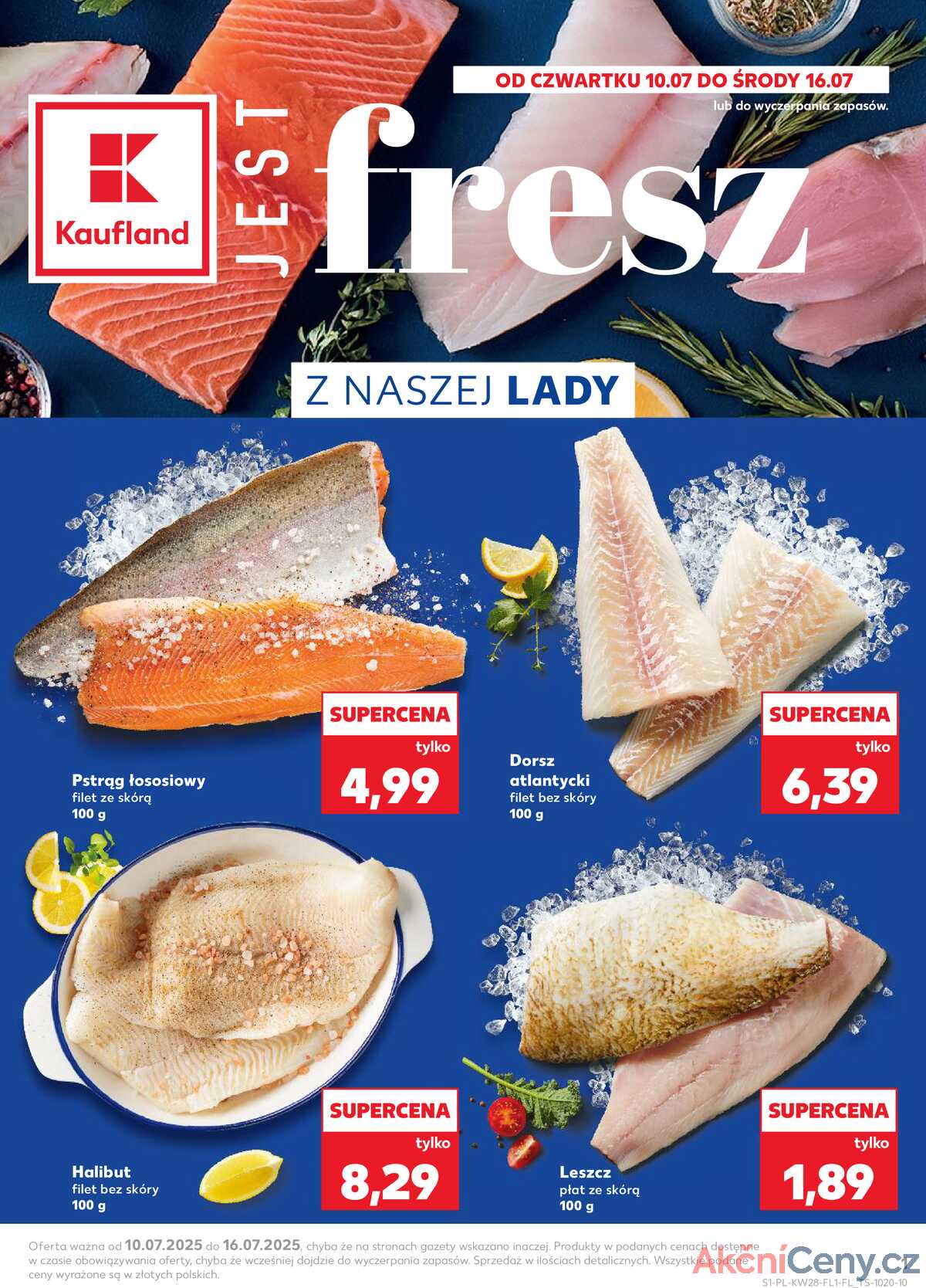 Leták Kaufland Polsko 10.7.-16.7.2025 strana 1