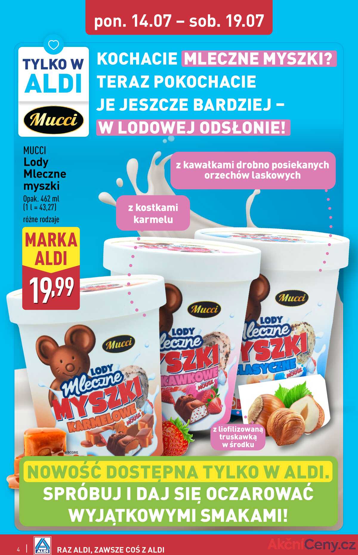 Leták Aldi Polsko 14.7.-19.7.2025 - Zmrzlinová závrať strana 4