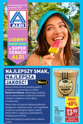 Leták Aldi Polsko 14.7.-19.7.2025 - Zmrzlinová závrať