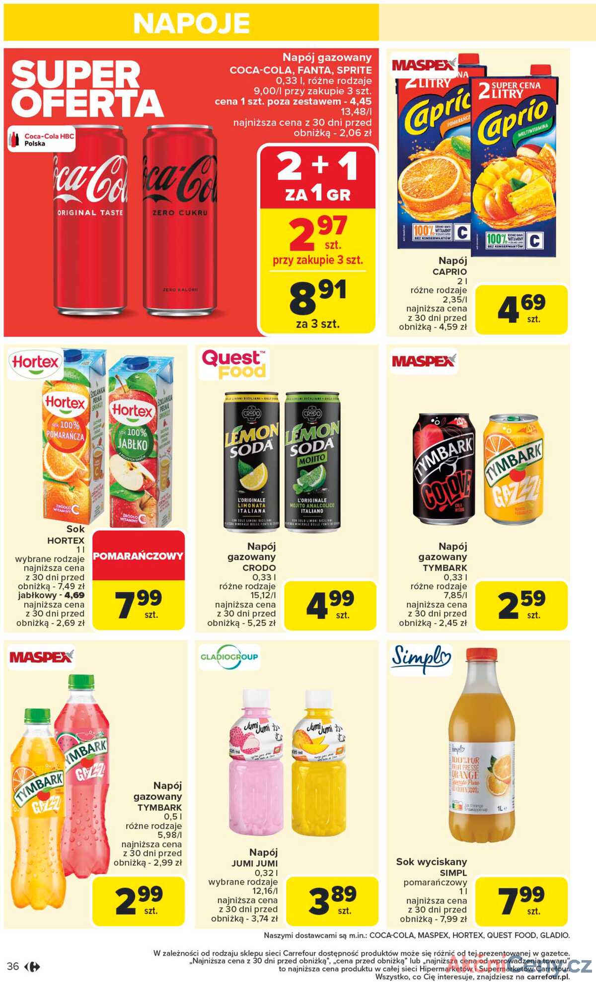 Leták Carrefour Polsko 7.7.-19.7.2025 - Trh od pondělí strana 38