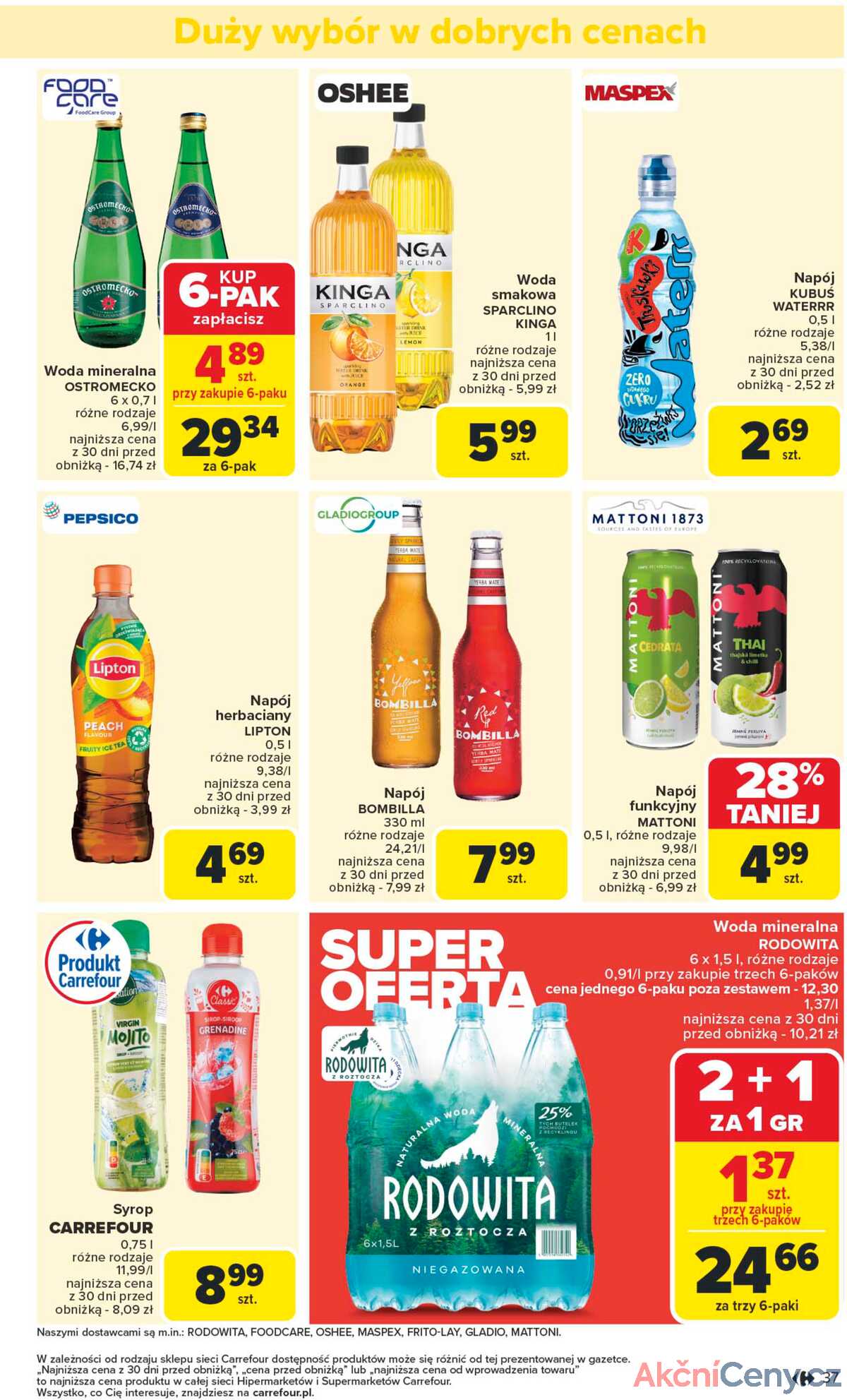 Leták Carrefour Polsko 7.7.-19.7.2025 - Trh od pondělí strana 39