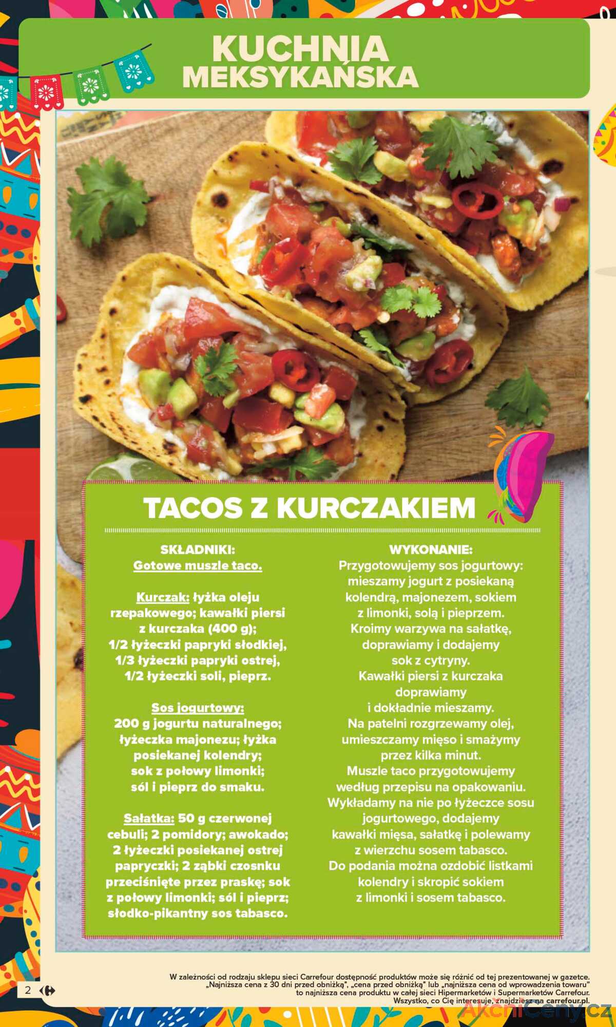 Leták Carrefour Polsko 7.7.-19.7.2025 - Mexická kuchyně strana 2