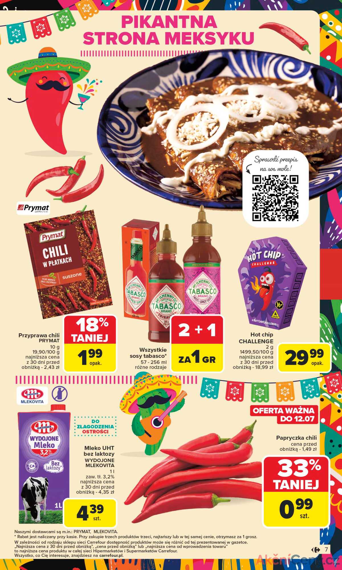 Leták Carrefour Polsko 7.7.-19.7.2025 - Mexická kuchyně strana 7