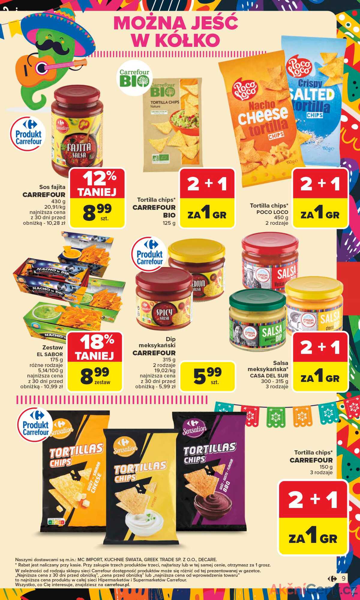 Leták Carrefour Polsko 7.7.-19.7.2025 - Mexická kuchyně strana 9
