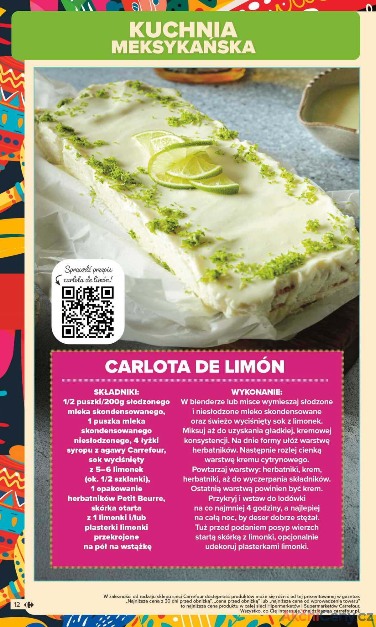 Leták Carrefour Polsko 7.7.-19.7.2025 - Mexická kuchyně strana 12