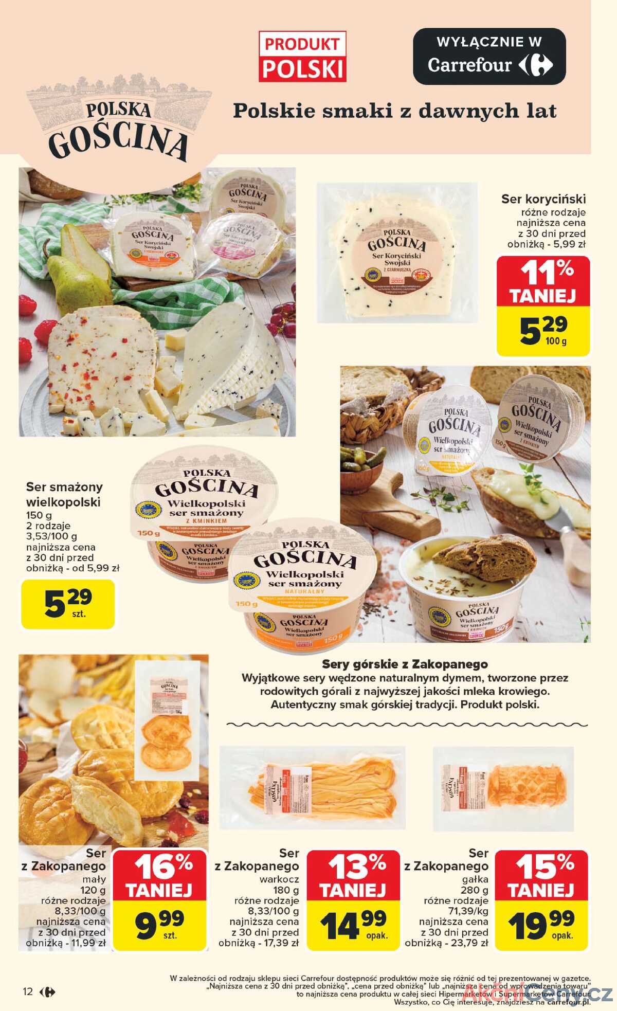 Leták Carrefour Polsko 7.7.-19.7.2025 - Nakupujeme lokálně strana 12