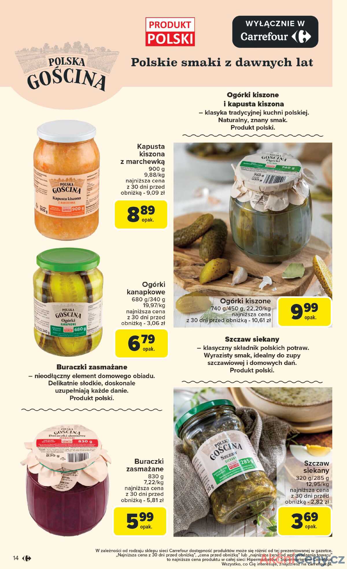 Leták Carrefour Polsko 7.7.-19.7.2025 - Nakupujeme lokálně strana 14