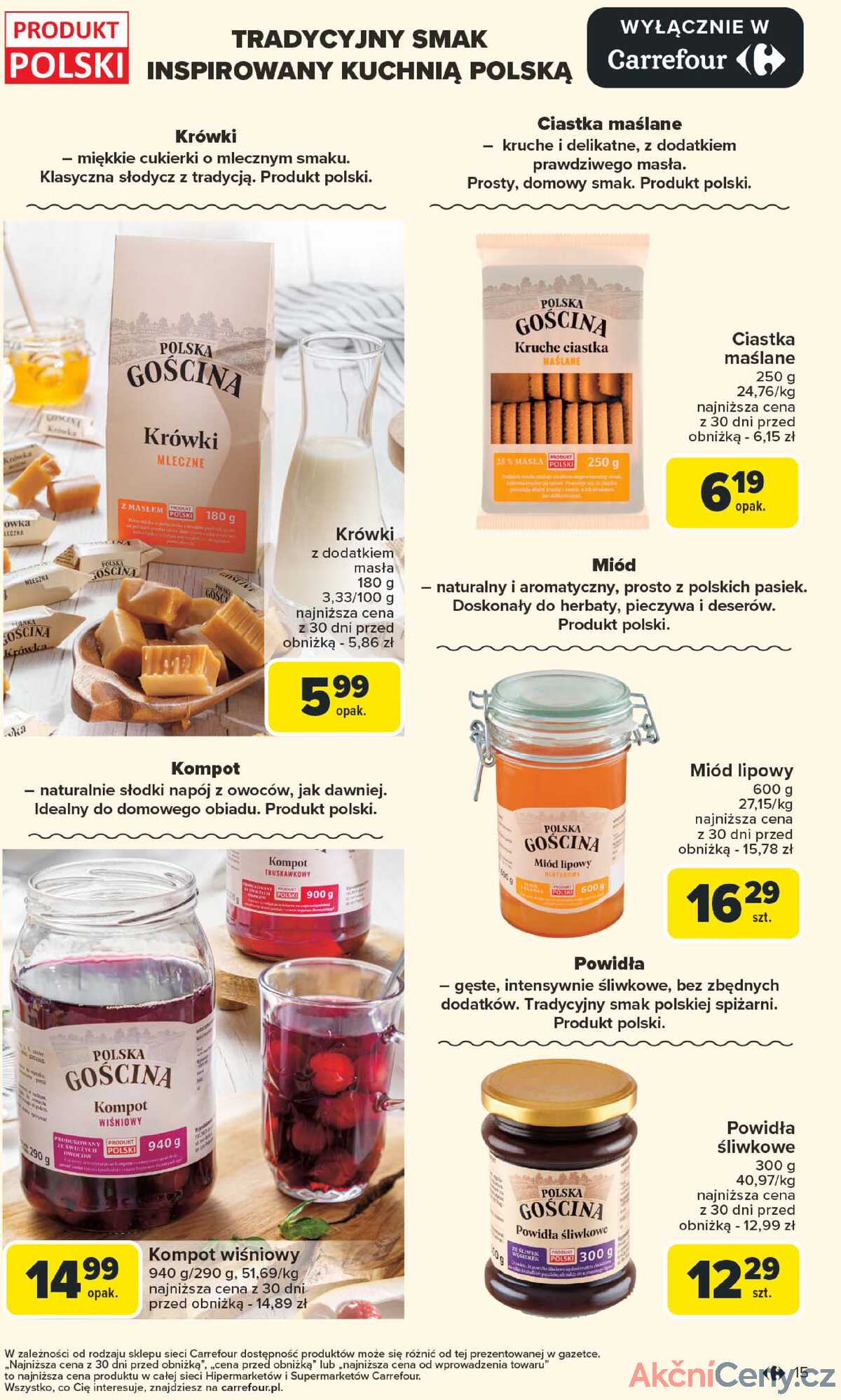 Leták Carrefour Polsko 7.7.-19.7.2025 - Nakupujeme lokálně strana 15